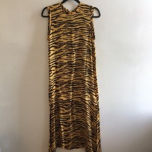 Toga Pulla Tiger Print Shift Dress Size 36